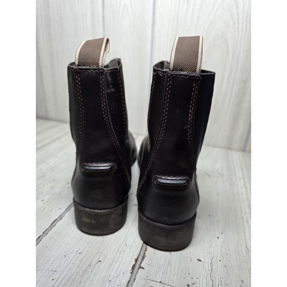 Horze Wexford Paddlock Equestian Front Zip Boots Kids Size 5 Horseback Riding - Picture 3 of 8